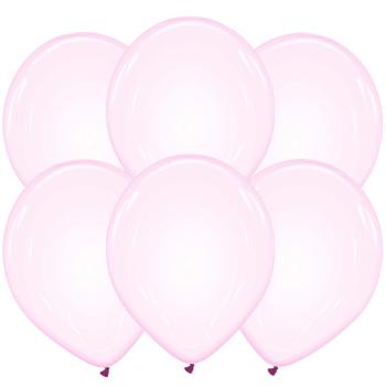 6 Globos 32cm Clear - Rosa XiZ Party Supplies