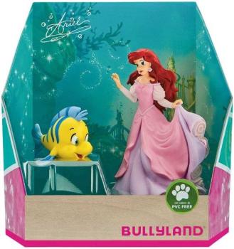 2 Ariel and Flounder Collectible Figures Bullyland