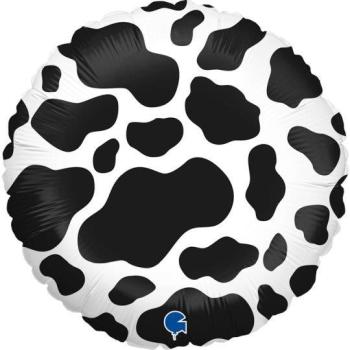 18" Cow Pattern Foil Balloon