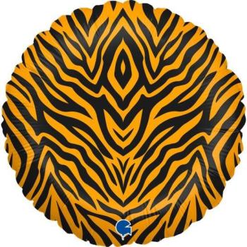 18" Tiger Pattern Foil Balloon