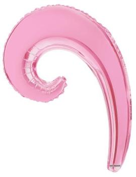 14" Kurly Foil Balloon - Pink