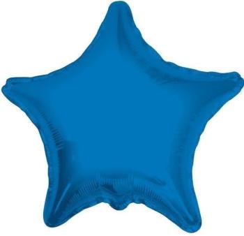 Globo de foil con forma de estrella de 9" - Azul Kaleidoscope