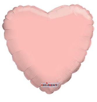 9" Heart Foil Balloon - Rose Gold