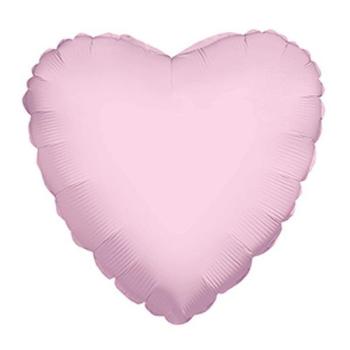 9" Heart Foil Balloon - Baby Pink