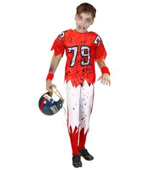 Zombie American Football Costume - 5-7 Years Widmann