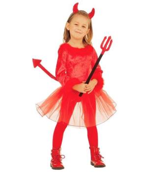 Devil Child Costume - Size 4-5 Years Widmann