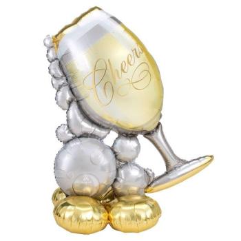 AirLoonz Flute Champagne Foil Balloon