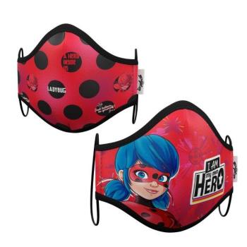 2 Mascarillas COVID Ladybug - 10-12 Años