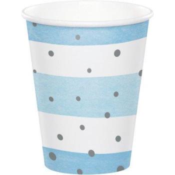 Blue Silver Celebration Cups Creative Converting
