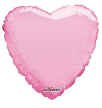 18" Heart Foil Balloon - Pale Pink Macaroon Kaleidoscope