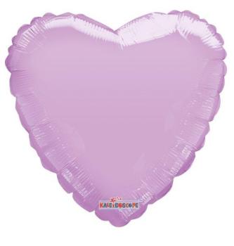 18" Heart Foil Balloon - Lavender Macaroon