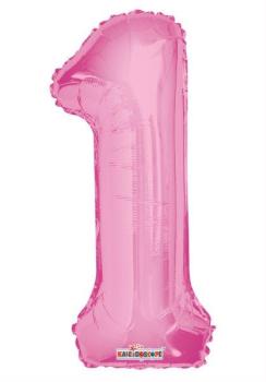 14" Foil Balloon nº1 - Baby Pink