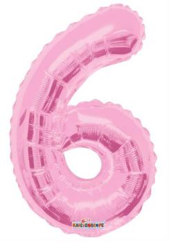 14" Foil Balloon nº6 - Baby Pink