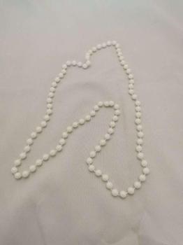 Ritz Necklace 1920s White Beistle