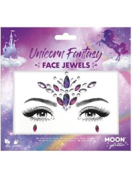 Pegatinas de unicornio brillantes Moon