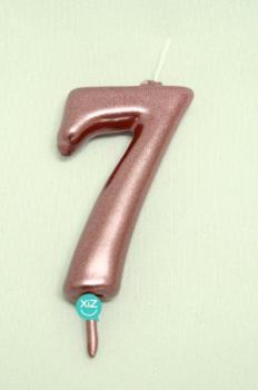 Candle 6cm nº7 - Rose Gold