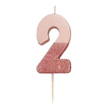 HB Glitter Candle nº2 - Rose Gold Talking Tables