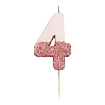 HB Glitter Candle nº4 - Rose Gold Talking Tables
