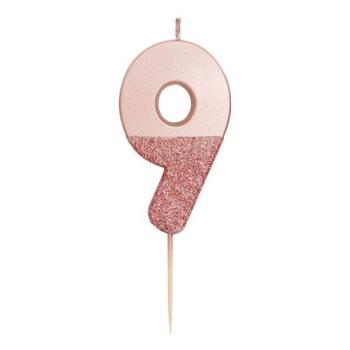 HB Glitter Candle nº9 - Rose Gold Talking Tables