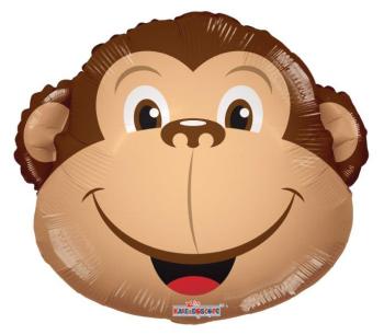 14" Mini Monkey Shape Foil Balloon