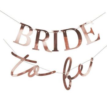 Bride to be Rose Gold Wreath GingerRay