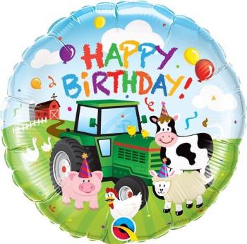 18" Quinta Happy Birthday Foil Balloon Qualatex