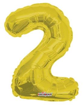 Balão Foil 14" nº 2 - Ouro
