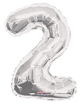 14" Foil Balloon nº 2 - Silver