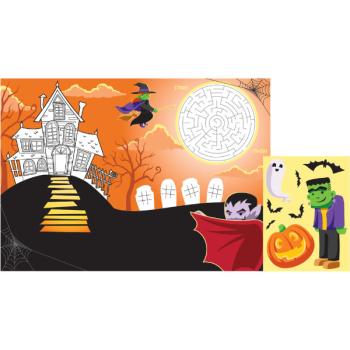 Placemats with Halloween Activities