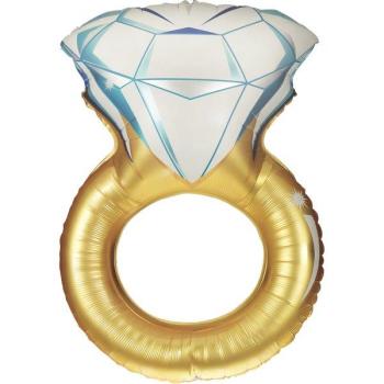 37" Foil Balloon Ring - Gold