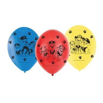 6 9" Paw Patrol Balloons Amscan