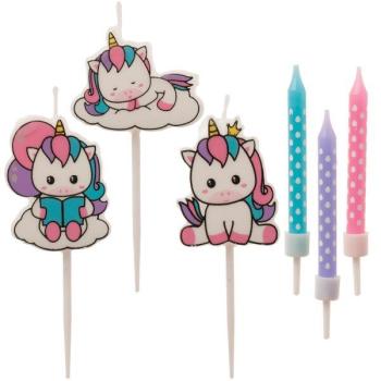 Unicorn Cake Candles