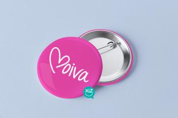 Chapa Noiva Heart & Script - Rosa XiZ Party Supplies