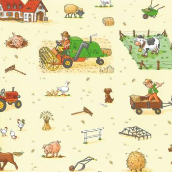 Farm and Tractor Wrapping Paper Roll XiZ Party Supplies