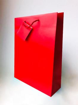 Plain Paper Bag - Red
