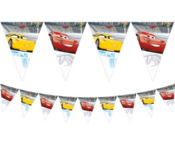 Wreath Flags Cars 3 Decorata Party