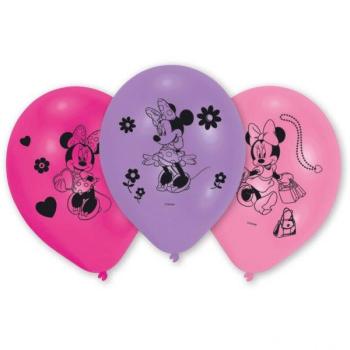 10" Minnie Mouse Latex Balloons Amscan
