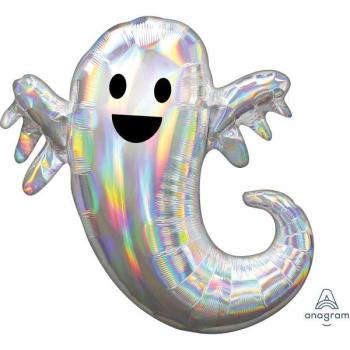 Balão Foil Supershape Fantasma Holográfico Amscan