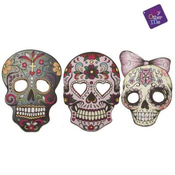 Mexican Skull Mask - Assorted