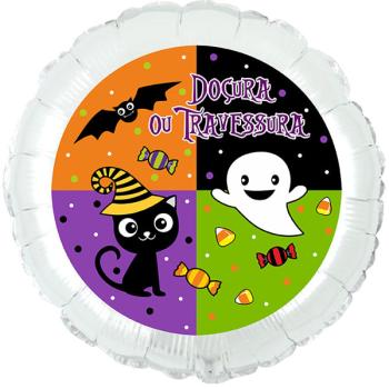 18" Trick or Treat Foil Balloon