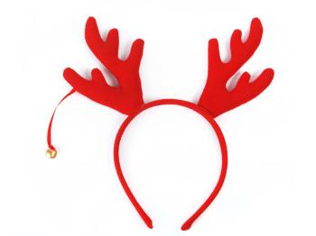 Red Reindeer Headband