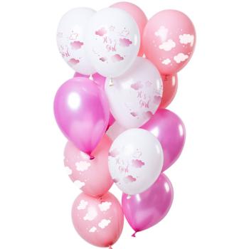 12 Balões It´s a Girl Folat