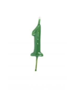 Candle 6cm nº1 - Green