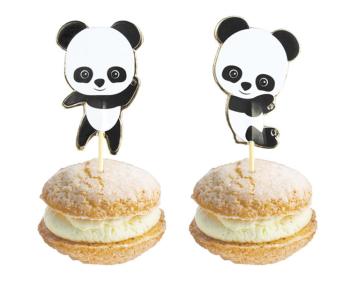 Topos de Cupcake Panda Tim e Puce
