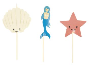 Under The Sea Cake Toppers Tim e Puce