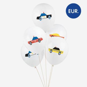 Printed Balloons Cars My Little Day