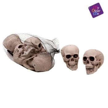 6 Mini Skull Heads