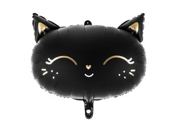 Black Kitty Foil Balloon PartyDeco