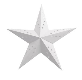 White Decorative Star 60cm Tim e Puce