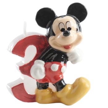 Mickey 3rd Birthday Candle